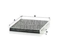 Cabin filter below the middle console Activated Carbon Filter CUK 2026 for FIAT