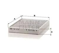 Cabin filter below the middle console Activated Carbon Filter CUK 2733 for VOLVO