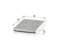 Cabin filter below the middle console Activated Carbon Filter CUK 32 008