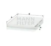 MANN-FILTER Cabin Air Filter CU 2026 – Fits Abarth, Chrysler, Fiat, Ford, Lancia – H18×205×177 mm