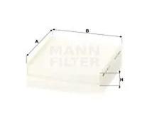 Cabin filter below the middle console Particulate Filter CU 22 011 MANN-FILTER