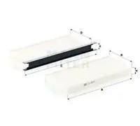 Cabin filter below the middle console Particulate Filter CU 2418-2 MANN-FILTER