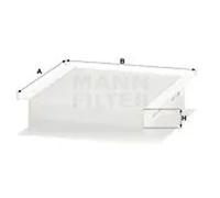 Cabin filter below the middle console Particulate Filter CU 2454 MANN-FILTER
