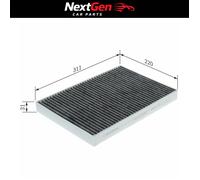 Cabin Filter Bosch R5560 for Audi Q5 Quattro 40 TDi|TDi 2.0 16-