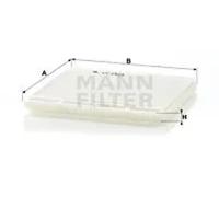 Cabin filter Eng.compart. driver’s side, below plenum chamber cover CU 2425