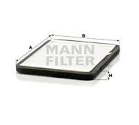 Cabin filter Eng.compart. driver’s side, below plenum chamber cover CUK 2424