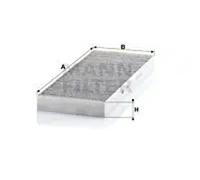 MANN-FILTER CUK 4179 Cabin Air Filter - Pollen Filter with Activated Carbon - for Cars + Transporters