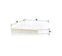 MANN-FILTER CU 3780 Cabin Air Filter - for Cars + Transporters