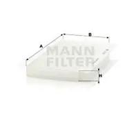 Cabin filter Eng.compart. middle, below plenum chamber cover Particulate Filter