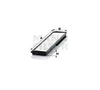 MANN-FILTER Pollen filter CU 3822-2 Particulate Filter 372 85 20 MERCEDES-BENZ: W124 Estate, W124 Saloon, E-Class Coupe