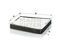 Cabin filter Eng.compart. passeng. side, below plenum chamber cover CU 2337