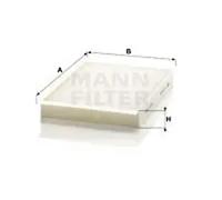 Cabin filter Eng.compart. passeng. side, below plenum chamber cover CU 25 002