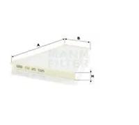 MANN Filter CU25025 Cabin Air Filter 19mm Height Fits Mercedes-Benz S-Class