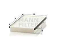 Cabin filter Eng.compart. passeng. side, below plenum chamber cover CU 2746