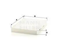 Cabin filter Eng.compart. passeng. side, below plenum chamber cover CU 28 003