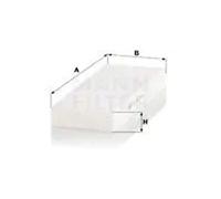 Cabin filter Eng.compart. passeng. side, below plenum chamber cover CU 28 010
