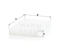 MANN-FILTER CU 2940 Cabin Air Filter - for Cars + Transporters