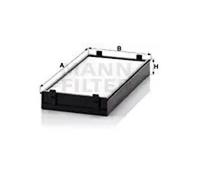 Cabin filter Eng.compart. passeng. side, below plenum chamber cover CU 2941-2