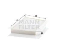 Cabin filter Eng.compart. passeng. side, below plenum chamber cover CU 3461/1