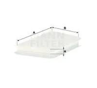 Cabin filter Eng.compart. passeng. side, below plenum chamber cover CU 3461