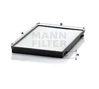 Cabin filter Eng.compart. passeng. side, below plenum chamber cover CU 3943