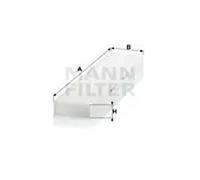 Cabin filter Eng.compart. passeng. side, below plenum chamber cover CU 5141