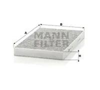 Cabin filter Eng.compart. passeng. side, below plenum chamber cover CUK 3192