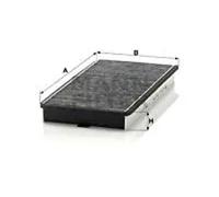 Cabin filter Eng.compart. passeng. side, below plenum chamber cover CUK 3340