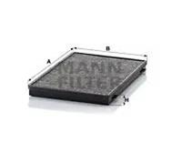 MANN Filter CUK3943 Cabin Air Filter Fits MG MG XPower MG ZT MG ZT-T Rover 75