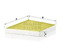 Cabin filter Eng.compart. passeng. side, below plenum chamber cover FP 3172/1