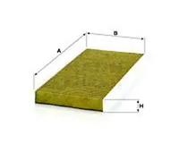 Cabin filter Eng.compart. passeng. side, below plenum chamber cover FP 3567