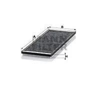 Cabin filter Engine compartment, below the windscreen wipers CUK 4251 for OPEL