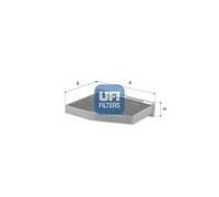 Cabin filter Filter Insert 54.376.00 UFI for SEAT AUDI SKODA VW