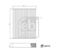 FEBI BILSTEIN 184570 Pollen filter