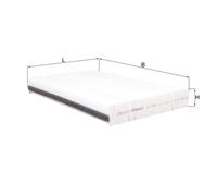 Mahle Cabin Filter Pollen LA1198 fits Mercedes-Benz - Quality OE Matching Fit