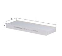 Cabin Filter LA289 Mahle 5NEH18D483AA 27274EA000 27277VR00A 999M1D4005