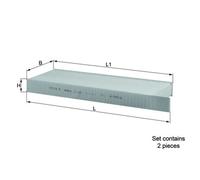 Cabin Filter LA428/S Mahle 1609998980 1616959180 SU001A5966 6447XF 647992