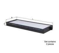 Cabin Filter LA912/S Mahle 971334P000 971334P000AT