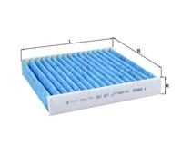 MAHLE LAO 155 Cabin Air Filter - CareMetix - with allergen, bacteria and odor protection