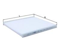 Cabin Filter Mahle LA241 for Fiat 500 1.2 07-
