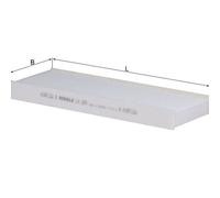 Cabin Filter Mahle LA289 for Nissan Navara dCi 2.3 15-