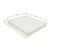 Mahle Original Cabin Air Filter LA344 (80292SMGE01) – Pollen Filter