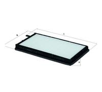 Cabin Filter Mahle LA80A for BMW 3 328i Cabrio SE 2.8 95-99