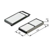 Cabin filter Particulate Filter 1 987 432 163 BOSCH for MAZDA 5 3 3 Saloon