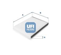 Cabin filter Particulate Filter 53.041.00 UFI for CITROËN XSARA XSARA Estate