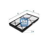 UFI FILTERS 53.114.00 Cabin Air Filter