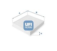 UFI Filters, Cabin Air Filter 53.115.00 | Replacement Filter, Suitable for Cars, Applicable to Various Models of Alfa Romeo