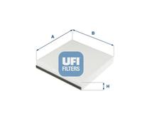 UFI Cabin Pollen Air Filter Particulate 30mm Height Fits Infiniti Nissan Subaru