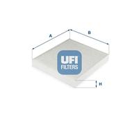 Cabin filter Particulate Filter 53.294.00 UFI for LANCIA VW CHRYSLER INFINITI