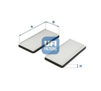 Cabin filter Particulate Filter 53.310.00 UFI for MAZDA MPV Mk II